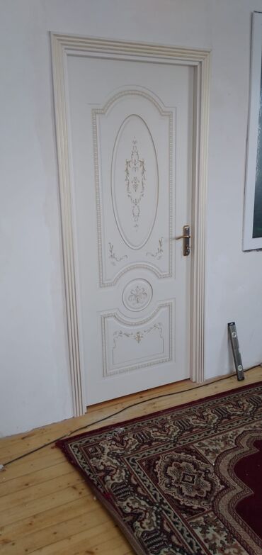 Otaq qapıları: Yeni Otaq qapısı Zamok və çərçivə ilə, Zəmanətli, Pulsuz quraşdırma, Pulsuz çatdırılma, Rayonlara çatdırılma — 8