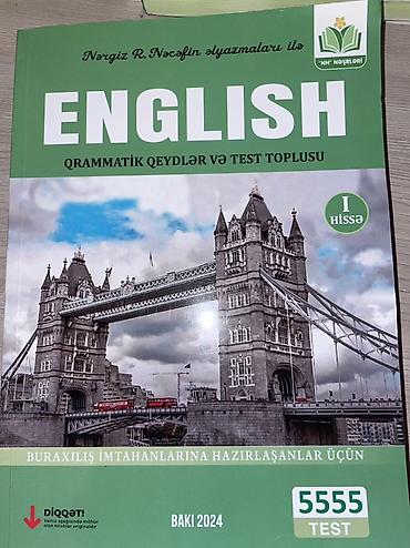 Testlər: Məhsul: “ENGLISH – Qrammatik qeydlər və test toplusu (I hissə) ( Heç — 1