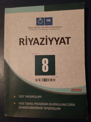 kurikulum pdf 2019 in Azərbaycan | KITABLAR, JURNALLAR, CD, DVD: Riyaziyyat 8 ci sinif TQDK Kurikulum Üzrə Test Tapşırıqları. Yeni
