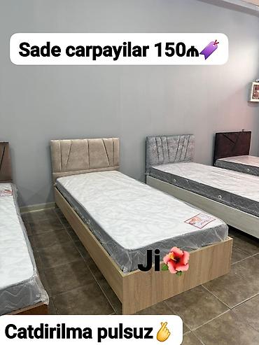 jasmin: Bazasiz madel carpayi 🏷️Cemi 150₼ Matras daxil ✓Reng secimi movcutdur — 5