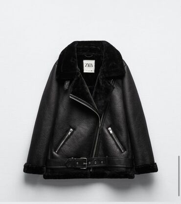 вельветовые мужские куртки: Пальто Zara, M (EU 38), цвет - Черный