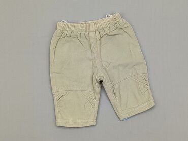 zielone spodnie cargo: Sweatpants, 0-3 months, condition - Good