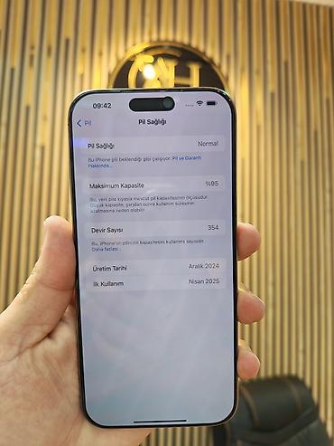 iphone max: IPhone 16 Pro Max, 256 GB, Desert Titanium, Face ID, Sənədlərlə, Zəmanət — 3