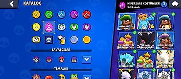 ox və kaman: Brawl Stars hesabı – yüksək kupalı və zəngin kolleksiya - Kupa yolu — 5