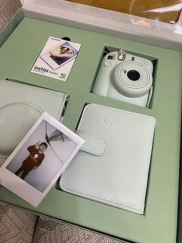 Foto və videokameralar: Fujifilm Instax Mini 12 dəst - Rəng: pastel yaşıl - Ani fotoaparat — 1
