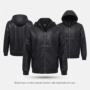 yagis geyimi: Kurtka, Dəri, Payız, Gucci, 2XL — 1