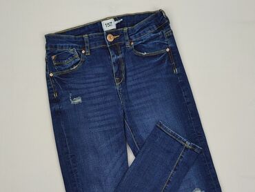 czarne rajstopy ze wzorami: Jeans, 13 years, 152/158, condition - Perfect
