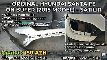 vectra b bufer: Orijinal Hyundai Santa Fe ön bufer (2015 model) satılır — 1