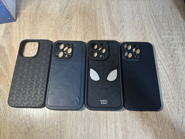 отдам даром сенсорный телефон: Чехлы на iPhone 15 Pro. Всех четырех за 800 сом отдам. Только