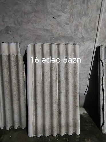 Dalğalı şifer vərəqləri - Sayı: 16 ədəd - Qiymət: 5 AZN (şəkildə
