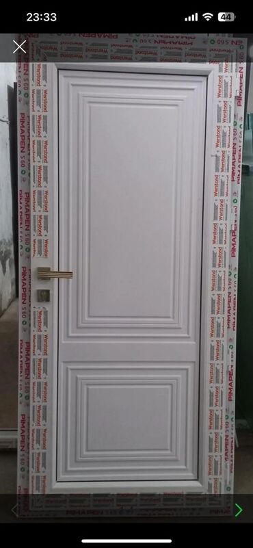 Plastik qapılar: Yeni Plastik qapı Zamok və çərçivə ilə, Zəmanətli, Ödənişli quraşdırma, Ödənişli çatdırılma, Rayonlara çatdırılma, Pulsuz çatdırılma — 8