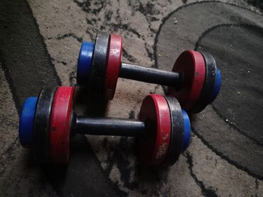 комплект гантель: "7.5kg гантель " паре 800 com разборных гантелей с дисками разных