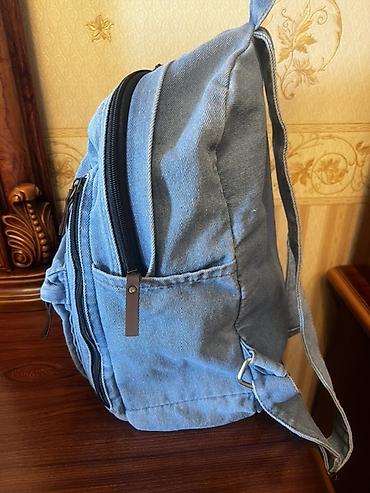 dəsti: Denim “NYC” beysbol papağı + denim bel çantası dəsti Papaq 5 m canta — 6