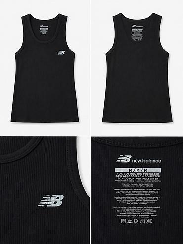 yun corab: New Balance kişi üçün qolsuz köynək (tank top) – qara rəng - Brend — 1