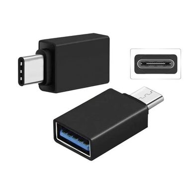 Модемы и сетевое оборудование: Адаптер для USB-флешек (USB to Type-C). Новый