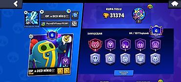 taksi is: Brawl Stars hesabı – yüksək inkişaflı profil - Kupa sayı: 31,374 - — 2