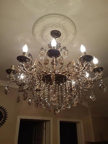 İşıqlandırma: Çılçıraq, 10 və daha çox lampa, Metal — 3