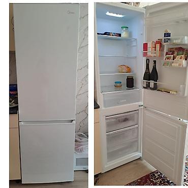 Midea marka iki qapılı soyuducu - Aşağıda dondurucu, yuxarıda