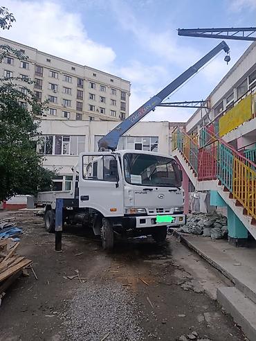 декоративный газон на стену: Автокран, Hyundai, 2002 г. — 2