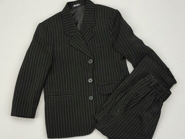 spodnie garniturowe: Garnitur XS (EU 34), Tkaniny syntetyczne, stan - Dobry