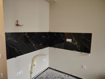 Plitə işləri: Peşəkar kafel-metlax və mərmərə bənzər porselen plitələrin döşənməsi — 20