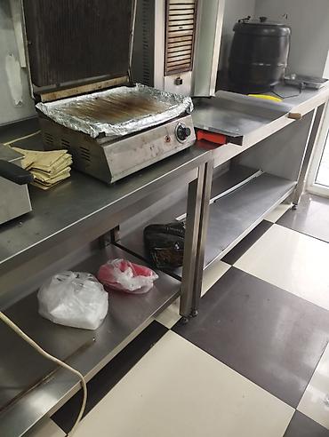 Digər restoran, kafe avadanlığı: Peşəkar mətbəx avadanlıqları dəsti - Paslanmayan poladdan iş — 4