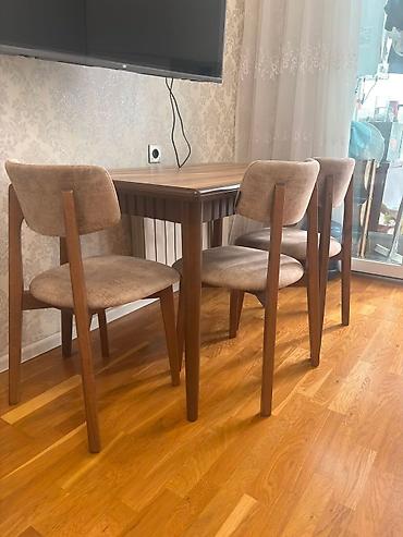 Digər mebel: *MASA DESTI* Qiymət *500 AZN* yeni alınib istifadə olunmayıb 6 stul — 1