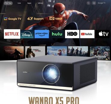 Проекторы: **КЫРГЫЗЧА:** 🔥 **Xiaomi Wanbo X5 PRO — үйүңүздөгү кинотеатр! Full