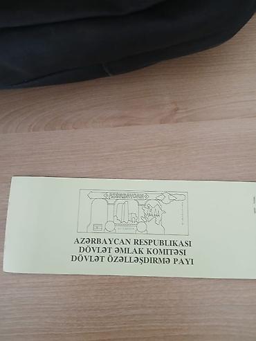 rəsim seti: Dövlət Özəlləşdirmə Payı (vauçer kitabçası) - “Azərbaycan — 1