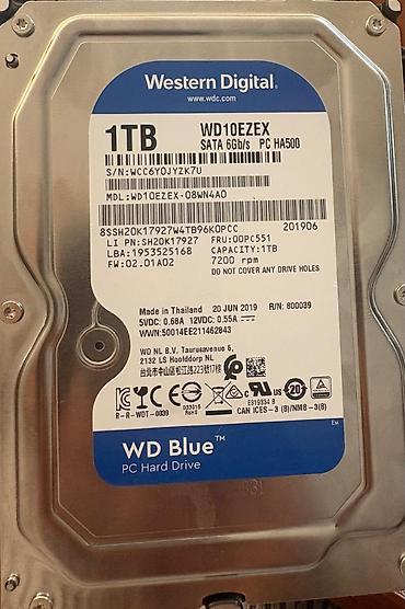 nitro 5: 100% dir Western Digital WD Blue 3.5" HDD – 1TB - Model: WD10EZEX — 1