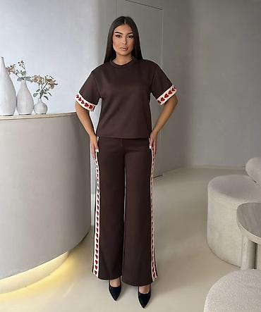 Gornji i donji deo: ❤️Top komplet – majica i pantalone sa srcima — 8