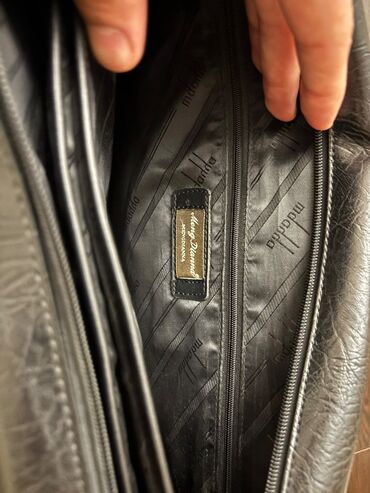 Çantalar: Dəri Kişi Çantası – Biznes Üslub, Mdahha -Orijinal dəri material – — 5