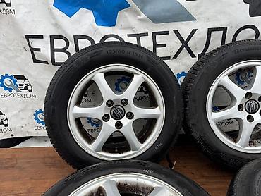 Колеса в сборе: Колеса в сборе 195 / 60 / R 15, Зима, Б/у, Комплект, Легковые, Литые, отверстий - 5 — 2