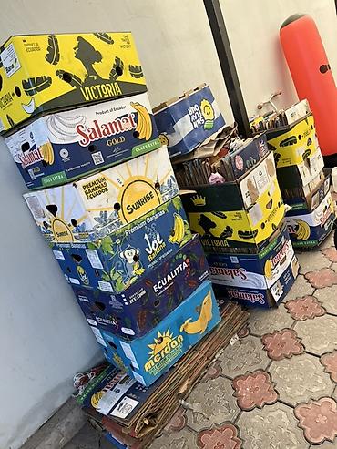Картонные банановые коробки - Прочные гофрокороба стандартного at lalafo.kg Картонные банановые коробки - Прочные гофрокороба стандартного