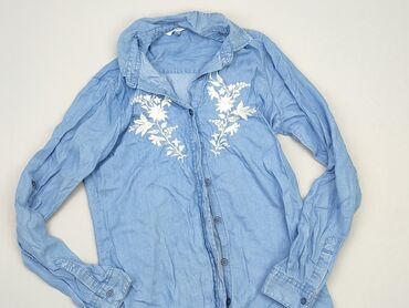 błękitna eleganckie bluzki: Shirt, XS (EU 34), condition - Very good