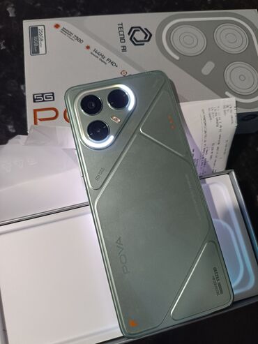 Tecno: Tecno Camon, Б/у, 256 ГБ, цвет - Зеленый — 3