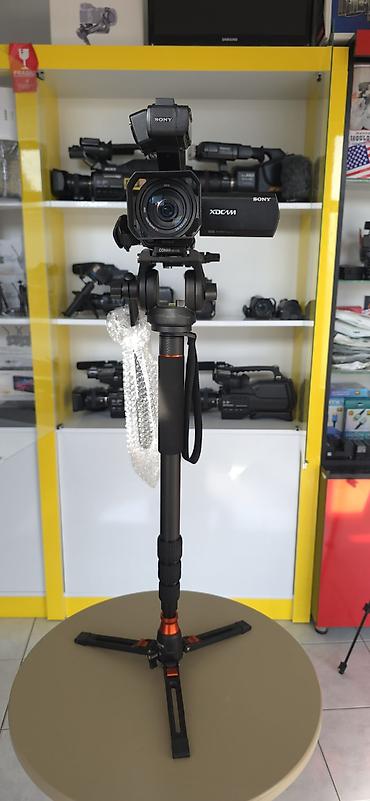 Videokameralar: Sony XDCAM X70 peşəkar videokamera + COMAN Q5S video başlıq və karbon — 4