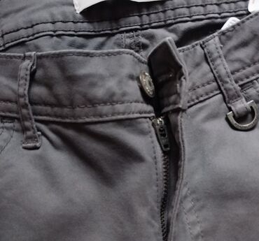 Kid's jeans trousers: Rəng - Boz, Cins şalvar, Oğlan üçün, 12 - 14 yaş — 5