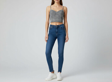 stradivarius top siateczkowy: FB Sister, Топ жіночий, розмір XS