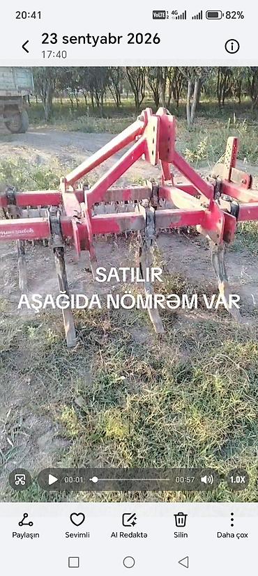 mopedlər ucuz: Aqrotexnika avadanlığı – dərin şum/kultivator (çisel) agregatı - — 3