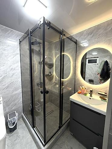 Зеркала: Душевая Кабины из закалённого стекла на заказ. - Типы конструкций — 1