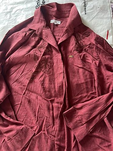 baş ortusu: US Polo Assn. qadın köynəyi - Rəng: tünd qırmızı/şərab rəngi - — 1