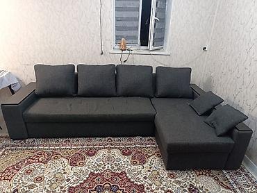 Угловой диван, C подушками at lalafo.kg Угловой диван, C подушками