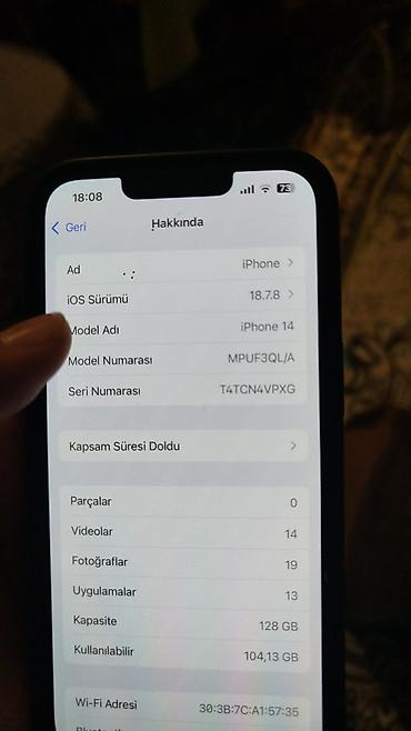 22 ultra: IPhone 14, 128 GB, Qara — 5