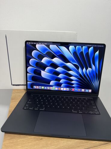 купить ноутбук в рассрочку: Ноутбук, Apple, 8 ГБ ОЗУ, Apple M3, 15 ", Новый, Для несложных задач, память SSD