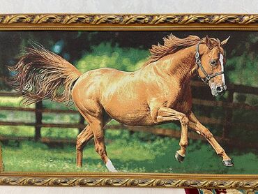 триптих картина: Продаю картины 
размер с 1 лошадью 128на 68 см и вторая картина 88на68