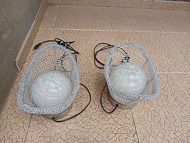 uvb lampa: 2 ədəd dekorativ stolüstü lampa. işləyir. işığı artıb azalandı qiymət — 1