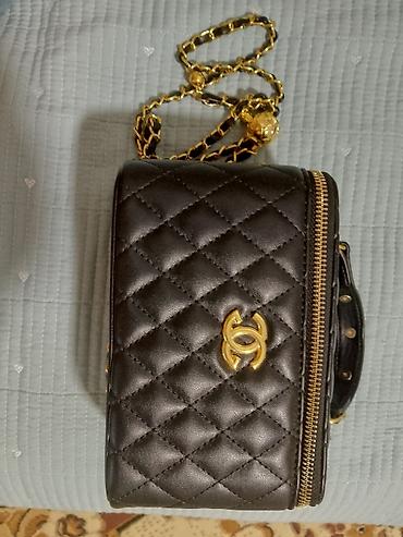 чехол на 7: Классическая сумка, Chanel, Материал: Искусственная кожа, Стеганая модель, Женские, Б/у — 2