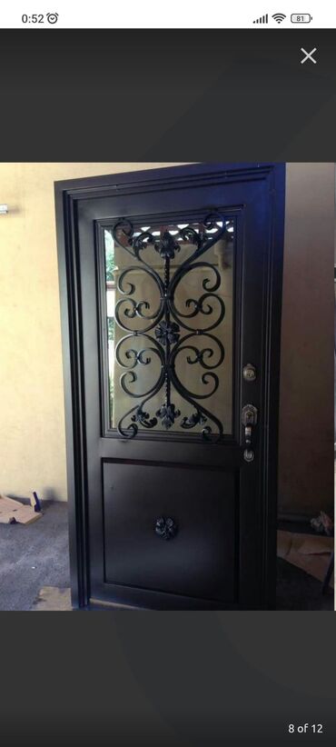 Giriş qapıları: Ofis üçün Yeni Giriş qapısı Zamok ilə, Pulsuz quraşdırma, Ünvandan götürmə, Pulsuz çatdırılma, Ödənişli çatdırılma — 36