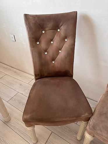 mdf qiymeti: Mebel: Yumşaq oturacaqlı yemək Aynur2 💃 6 eded stul satilir *Qiymet — 1